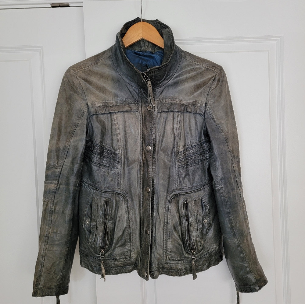 Milestone Women Leather Jacket